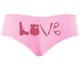 Police Love - Pink Boyshort