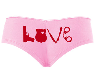 Police Love - Pink Boyshort