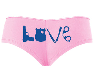 Police Love - Pink Boyshort