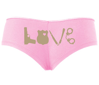 Police Love - Pink Boyshort