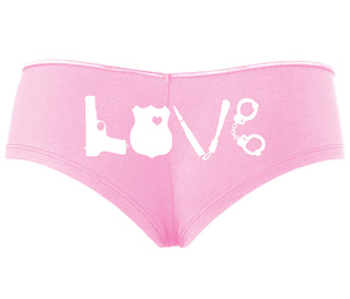 Police Love - Pink Boyshort