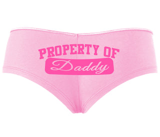 Property Of Daddy - Athletic Look - Pink Boyshort