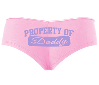 Property Of Daddy - Athletic Look - Pink Boyshort