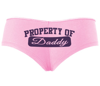 Property Of Daddy - Athletic Look - Pink Boyshort