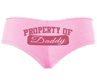 Property Of Daddy - Athletic Look - Pink Boyshort