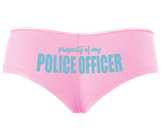 Property Of My Police Officer - Pink Boyshort