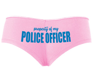 Property Of My Police Officer - Pink Boyshort