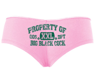 Property Of Big Black Cock - Queen Of Spades - Pink Boyshort