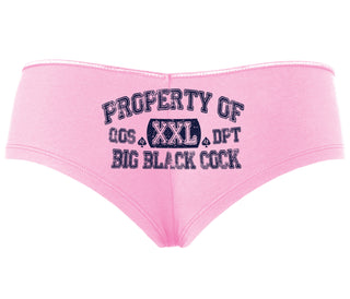 Property Of Big Black Cock - Queen Of Spades - Pink Boyshort