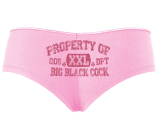 Property Of Big Black Cock - Queen Of Spades - Pink Boyshort