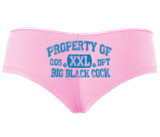 Property Of Big Black Cock - Queen Of Spades - Pink Boyshort