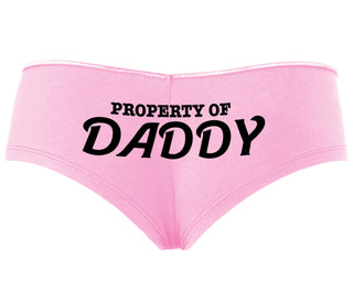 Property Of Daddy - Pink Boyshort