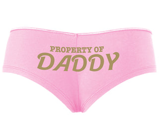 Property Of Daddy - Pink Boyshort