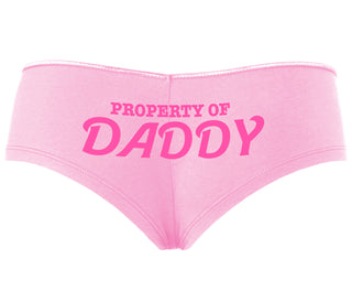 Property Of Daddy - Pink Boyshort