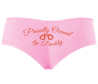 Proudly Owned By Daddy - Pink Boyshort