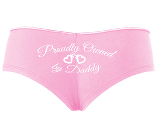 Proudly Owned By Daddy - Pink Boyshort
