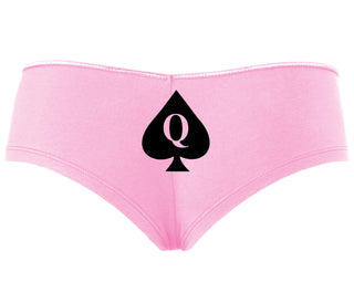 Queen Of Spades Logo - Pink Boyshort