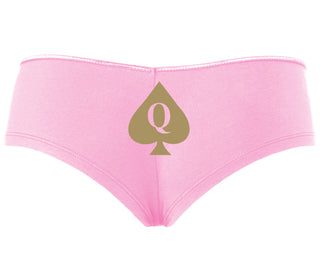Queen Of Spades Logo - Pink Boyshort