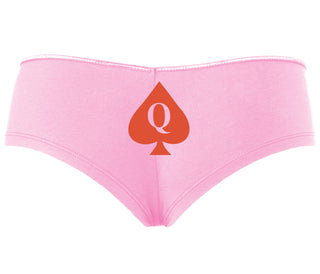 Queen Of Spades Logo - Pink Boyshort