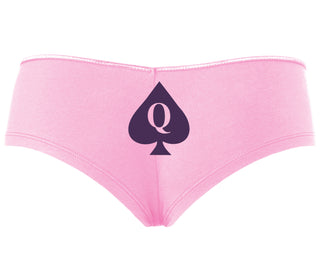 Queen Of Spades Logo - Pink Boyshort