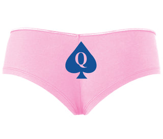 Queen Of Spades Logo - Pink Boyshort