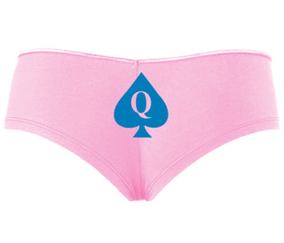 Queen Of Spades Logo - Pink Boyshort