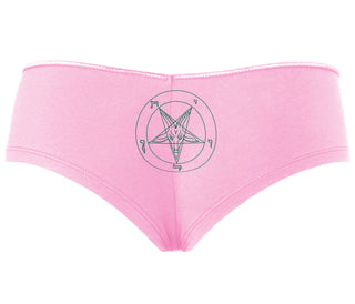 Sigil Of Baphomet - Church of Satan - Pink Boyshort