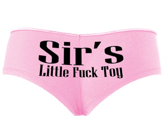 Sir's Little Fuck Toy - Pink Boyshort