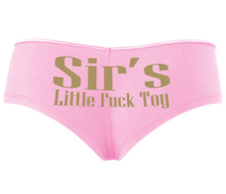 Sir's Little Fuck Toy - Pink Boyshort