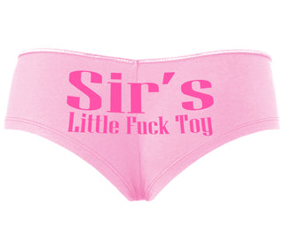 Sir's Little Fuck Toy - Pink Boyshort