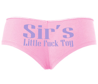 Sir's Little Fuck Toy - Pink Boyshort