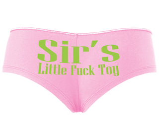 Sir's Little Fuck Toy - Pink Boyshort