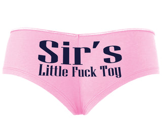 Sir's Little Fuck Toy - Pink Boyshort