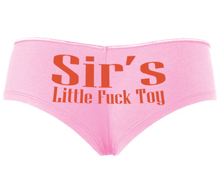 Sir's Little Fuck Toy - Pink Boyshort