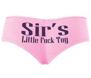 Sir's Little Fuck Toy - Pink Boyshort