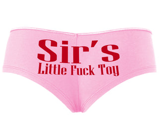 Sir's Little Fuck Toy - Pink Boyshort