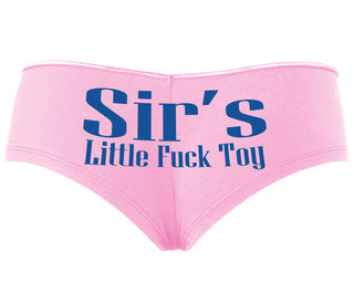 Sir's Little Fuck Toy - Pink Boyshort