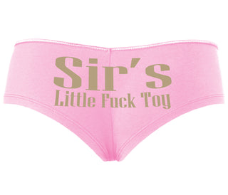 Sir's Little Fuck Toy - Pink Boyshort