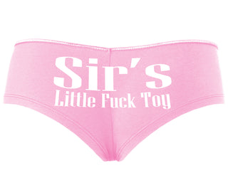 Sir's Little Fuck Toy - Pink Boyshort