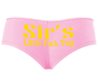 Sir's Little Fuck Toy - Pink Boyshort