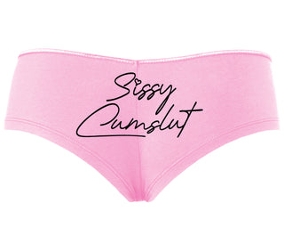 Sissy Cumslut - Pink Boyshort