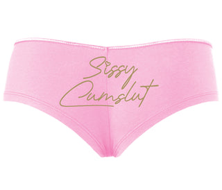 Sissy Cumslut - Pink Boyshort