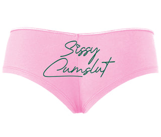 Sissy Cumslut - Pink Boyshort