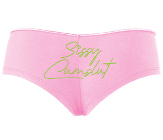 Sissy Cumslut - Pink Boyshort