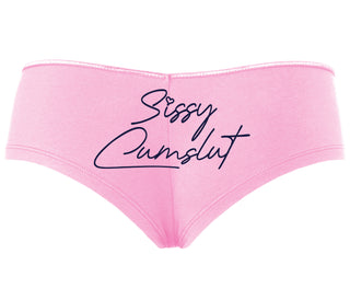 Sissy Cumslut - Pink Boyshort