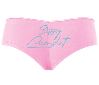 Sissy Cumslut - Pink Boyshort