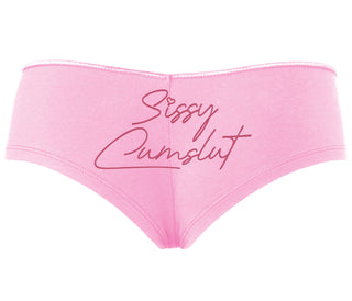 Sissy Cumslut - Pink Boyshort
