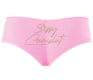 Sissy Cumslut - Pink Boyshort