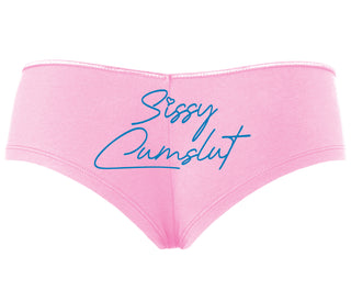 Sissy Cumslut - Pink Boyshort