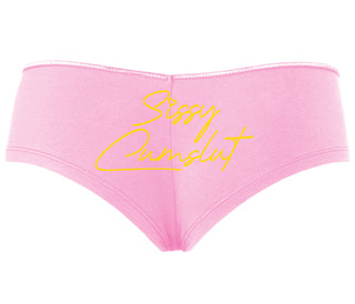 Sissy Cumslut - Pink Boyshort